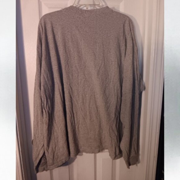 Nautica men's 2XL long sleeve light gray shirt - Picture 3 of 3